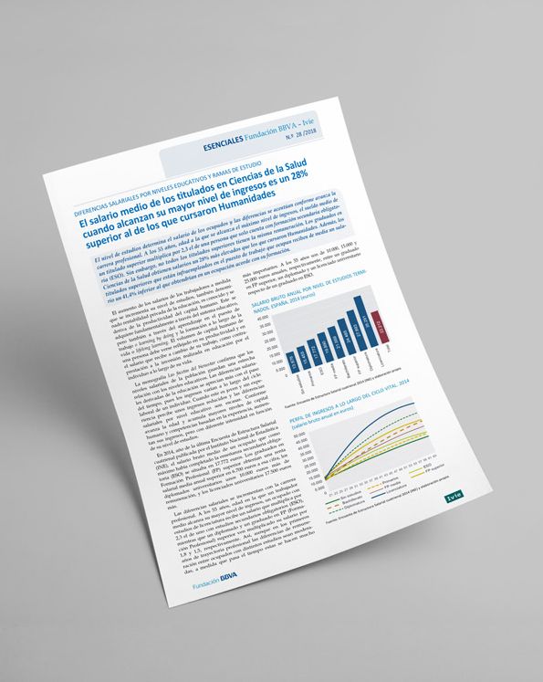 Nº 28. Diferencias salariales por niveles educativos y ramas de estudio. 2018