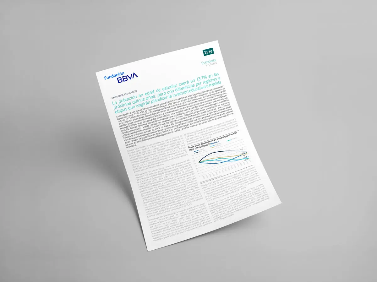 No. 3. Demography and education in Spain: an analysis of the challenges and opportunities for the future. 2026